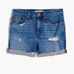 Madewell High-Rise Denim Shorts in Jordie Wash Size 28